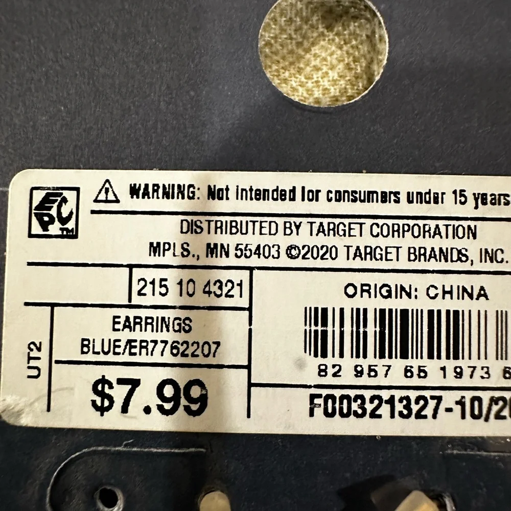 Universal Thread Semi Precious Stone Dangle Earrings (NWT) Set of 2: Pierced - Picture 4 of 8